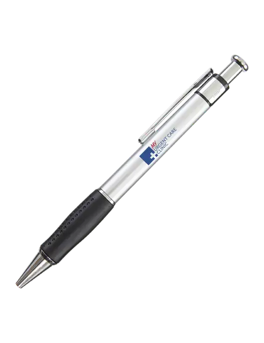 Malta Silver Pen - Black Ink w/My Urgent Care Logo