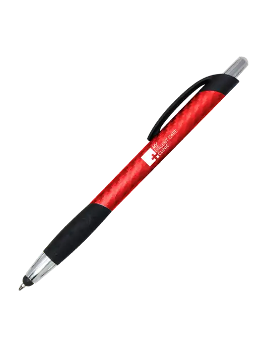 Sunray Red Stylus Pen - Black Ink w/My Urgent Care Logo