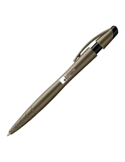 Awali Grey Metallic Pen - Black Ink w/My Urgent Care Logo