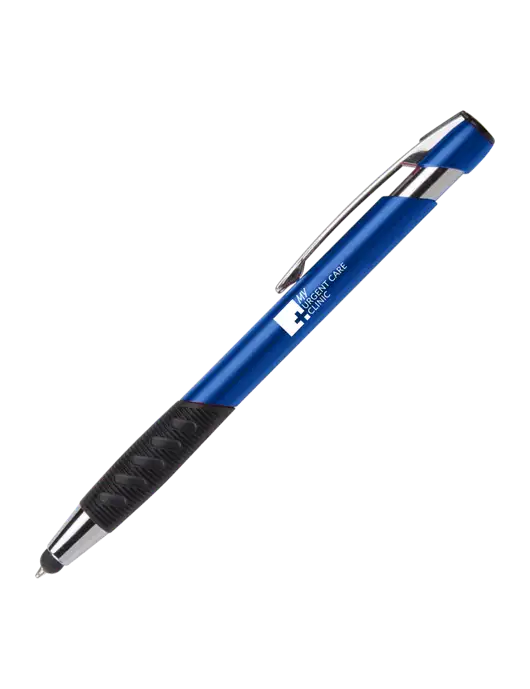 Alize Blue Stylus Black Ink Pen w/My Urgent Care Logo