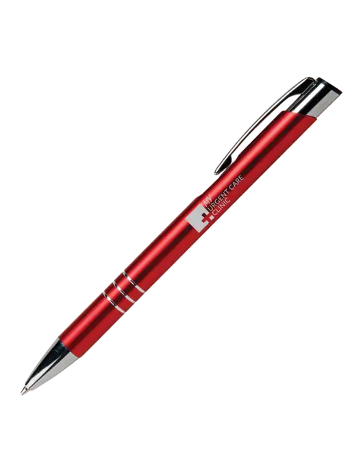 Laurent Red Pen - Black Ink w/My Urgent Care Logo