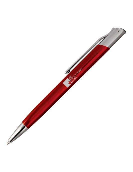 San Malo Red Pen - Black Ink w/My Urgent Care Logo