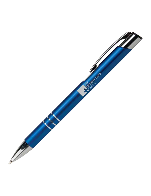 Laurent Blue Pen - Black Ink w/My Urgent Care Logo