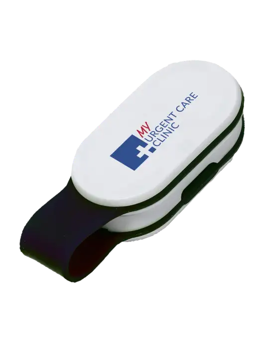 Magna Clip Black Personal Safety Light w/My Urgent Care Logo