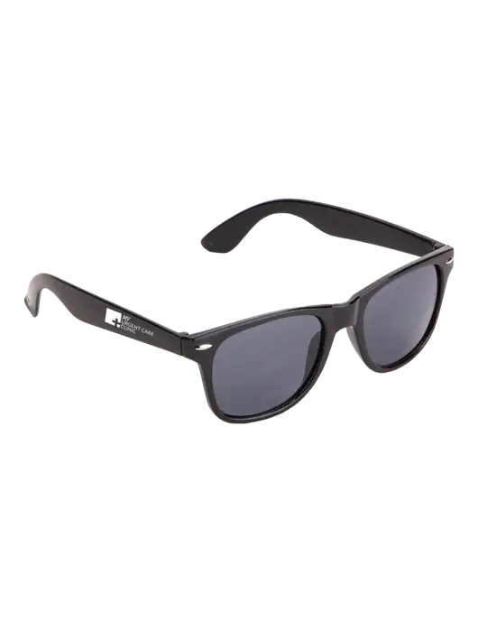 Daytona Black Sunglasses w/My Urgent Care Logo