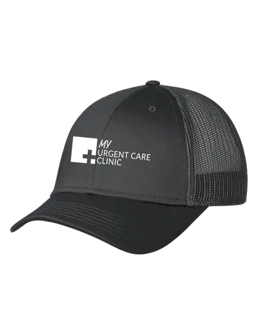 Charcoal Mesh Trucker Cap Snap Back w/My Urgent Care Logo