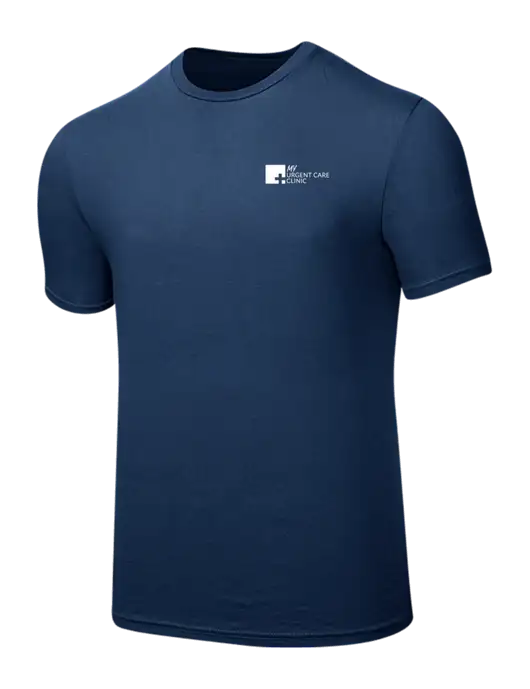 Seriously Soft Deep Slate Blue T-Shirt w/My Urgent Care Logo