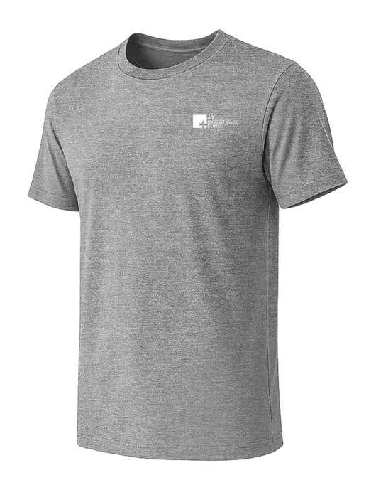 BELLA+CANVAS Heather Grey CVC Short Sleeve Tee w/My Urgent Care Logo