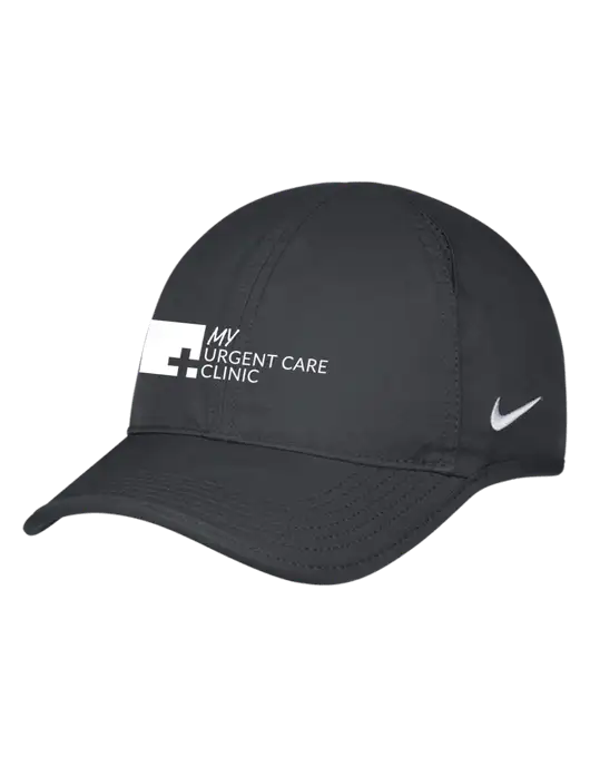 Nike Charcoal Featherlight Cap w/My Urgent Care Logo