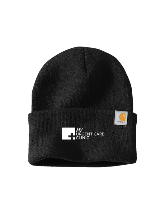 Carhartt Black Watch Cap 2.0 w/My Urgent Care Logo