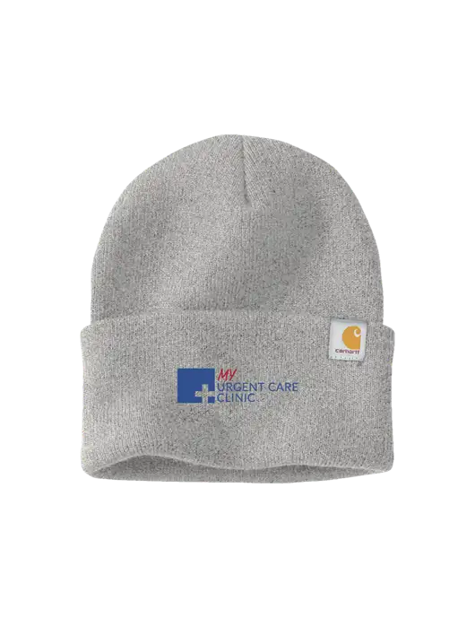 Carhartt Light Grey Heather Watch Cap 2.0 w/My Urgent Care Logo
