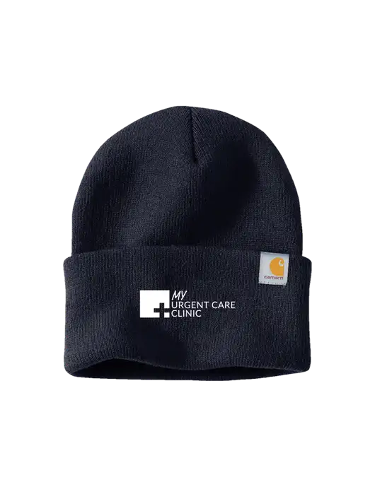 Carhartt Navy Watch Cap 2.0 w/My Urgent Care Logo