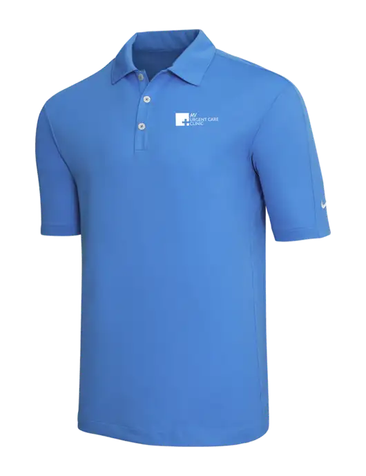 Nike Light Royal Blue Tech Sport Dri-FIT Polo w/My Urgent Care Logo