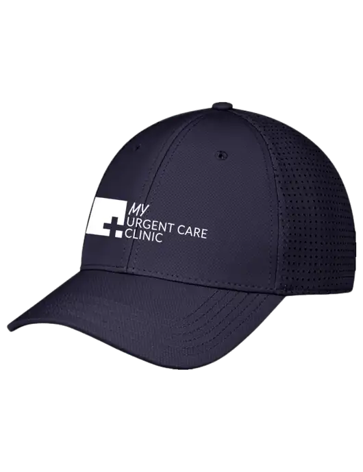 Navy Performance Stretchable Cap Hook & Loop w/My Urgent Care Logo