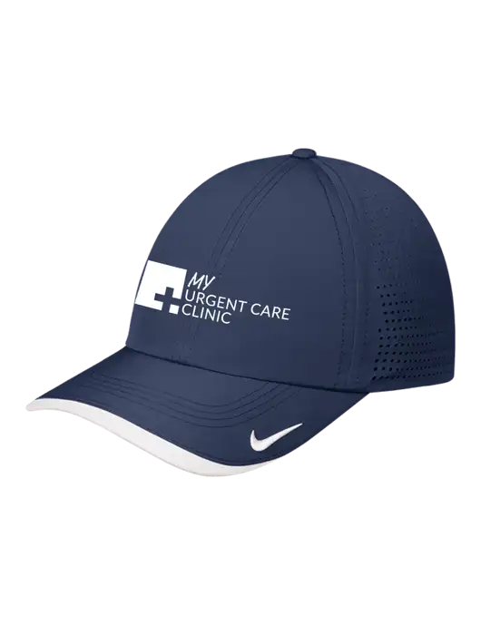 Nike Navy/White Dri-FIT Perforated Performance Cap w/My Urgent Care Logo