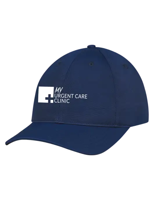 Navy Nylon Twill Performance Cap w/My Urgent Care Logo