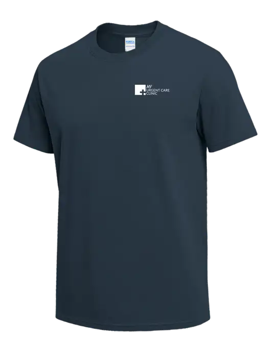 Dark Slate Blue Heavyweight 6.1 oz T-Shirt w/My Urgent Care Logo