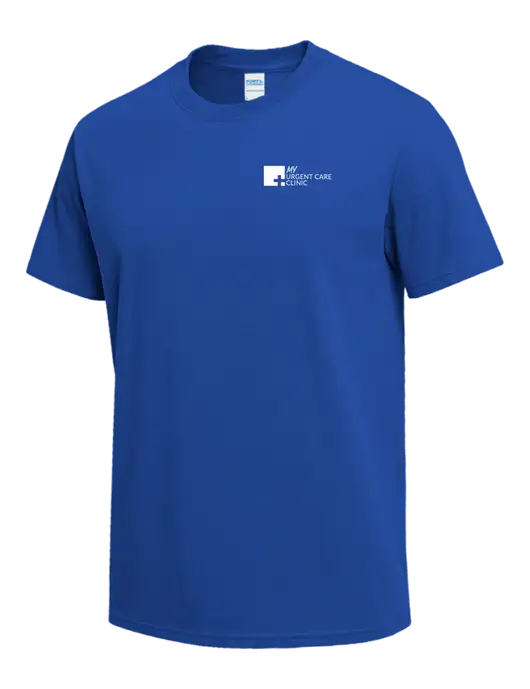Dark Royal Heavyweight 6.1 oz T-Shirt w/My Urgent Care Logo