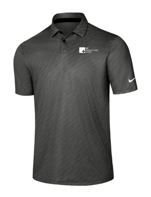 Nike Dark Grey Vapor Dash Polo w/My Urgent Care Logo