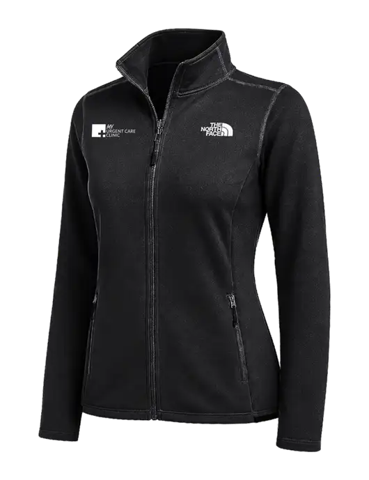 The North Face Womens Black Skyline Full-Zip Fleece Jacket w/My Urgent Care Logo