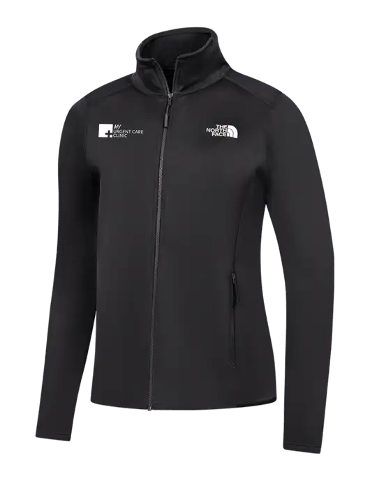 The North Face Womens Black Skyline Full-Zip Fleece Jacket w/My Urgent Care Logo
