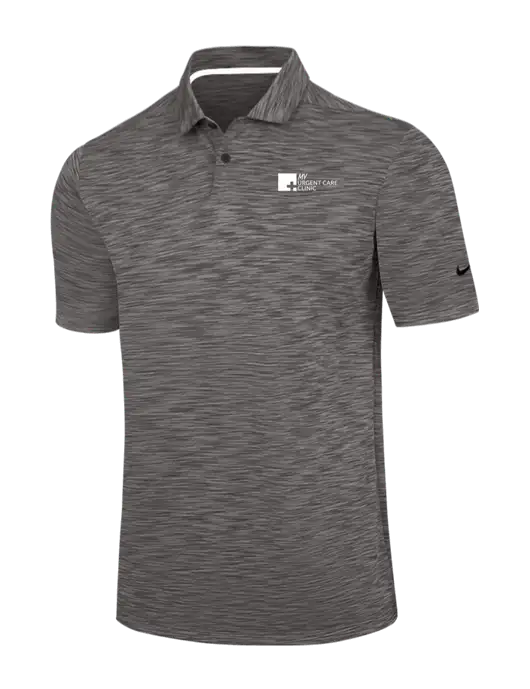 Nike Dark Grey Dri-FIT Vapor Space Dyed Polo w/My Urgent Care Logo