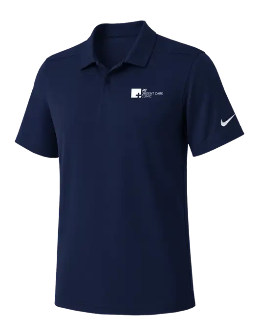 Nike Navy Dry Essential Solid Polo w/My Urgent Care Logo