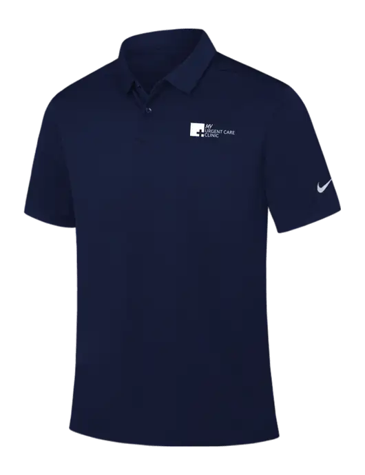 Nike Navy Dry Essential Solid Polo w/My Urgent Care Logo