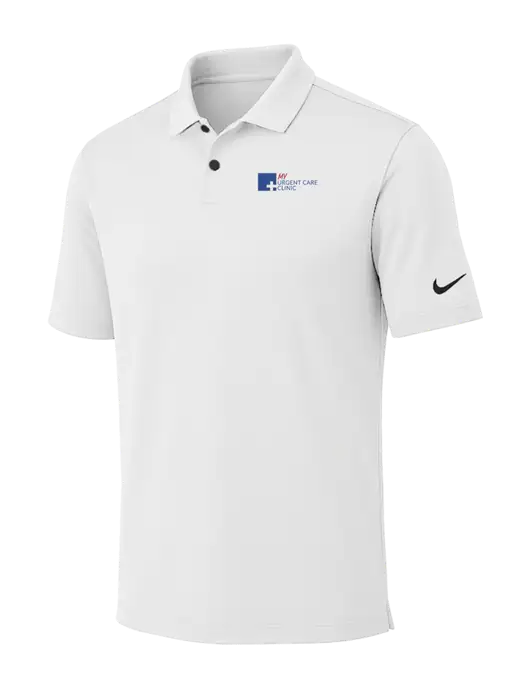 Nike White Dri-FIT Vapor Polo w/My Urgent Care Logo