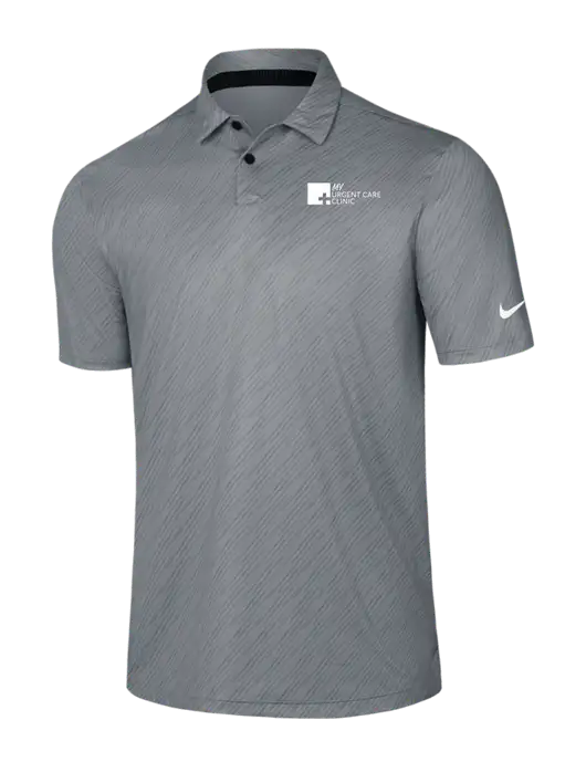 Nike Medium Grey Vapor Dash Polo w/My Urgent Care Logo