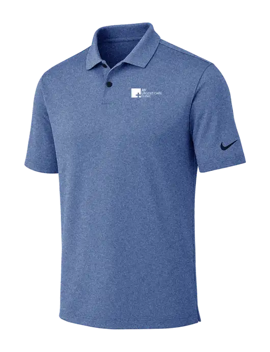 Nike Dark Royal Heather Dri-FIT Vapor Polo w/My Urgent Care Logo