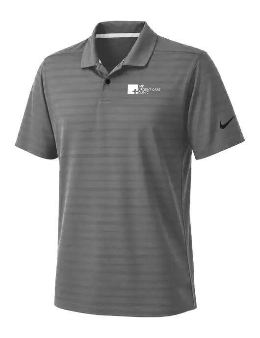Nike Dark Medium Grey Dri-FIT Vapor Jacquard Polo w/My Urgent Care Logo