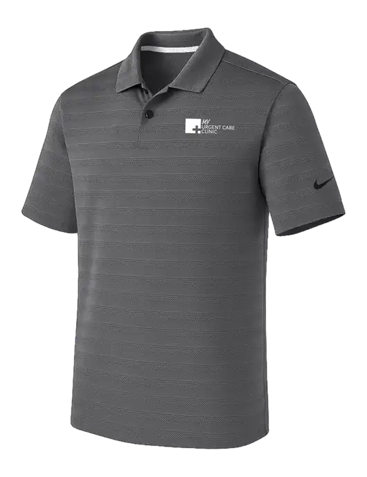 Nike Dark Medium Grey Dri-FIT Vapor Jacquard Polo w/My Urgent Care Logo