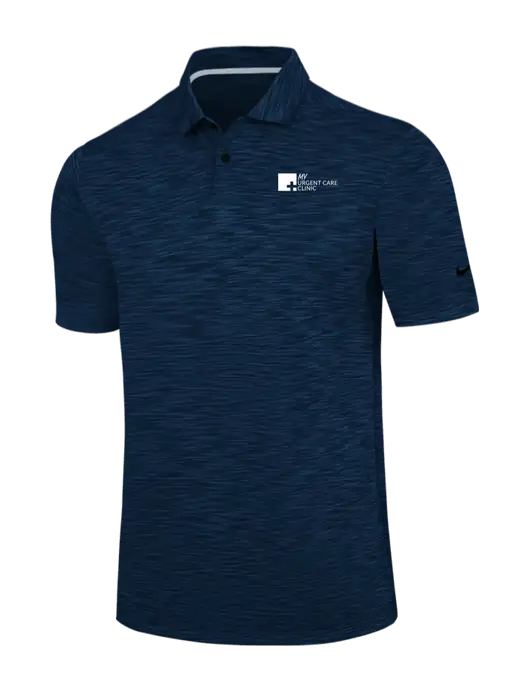Nike Navy Dri-FIT Vapor Space Dyed Polo w/My Urgent Care Logo
