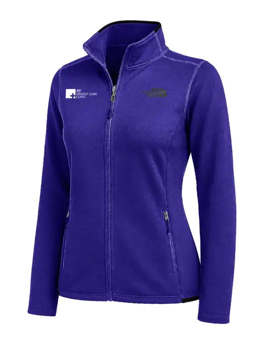 The North Face Womens Dark Royal Skyline Full-Zip Fleece Jacket w/My Urgent Care Logo