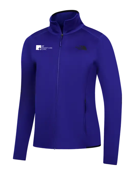 The North Face Womens Dark Royal Skyline Full-Zip Fleece Jacket w/My Urgent Care Logo