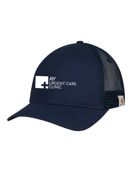 Carhartt Navy Trucker Rugged Pro Series Cap w/My Urgent Care Logo
