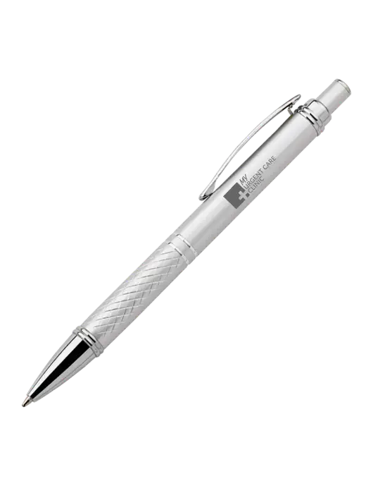 Silver Stellar Scribe Pen - Black Ink w/My Urgent Care Logo