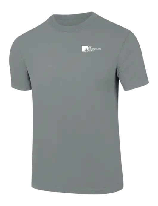 Comfort Colors 6.1 oz Medium Grey Heavyweight Ring Spun T-Shirt w/My Urgent Care Logo