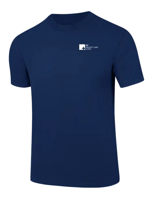 Comfort Colors 6.1 oz Dark Navy Heavyweight Ring Spun T-Shirt w/My Urgent Care Logo