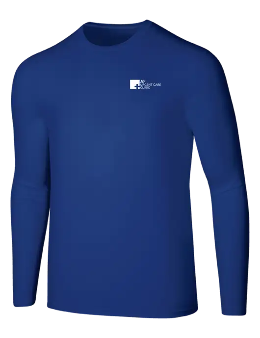 Seriously Soft Dark Royal Long Sleeve T-Shirt w/My Urgent Care Logo
