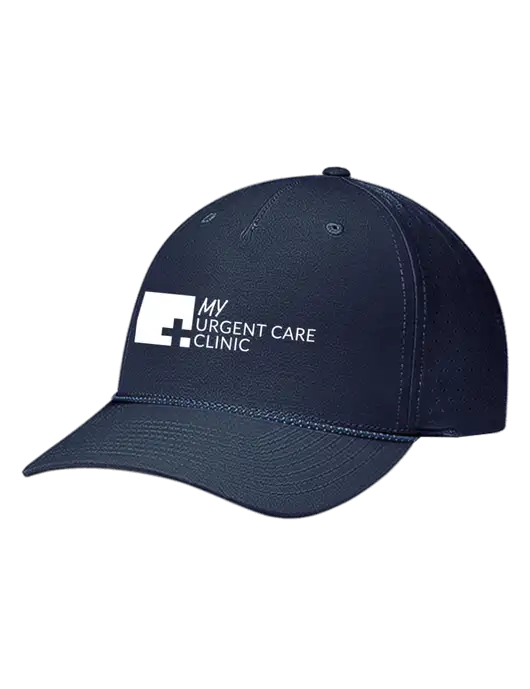 Richardson Laser Perf Performance Dark Navy/Navy-Grey-Blue Rope Cap w/My Urgent Care Logo