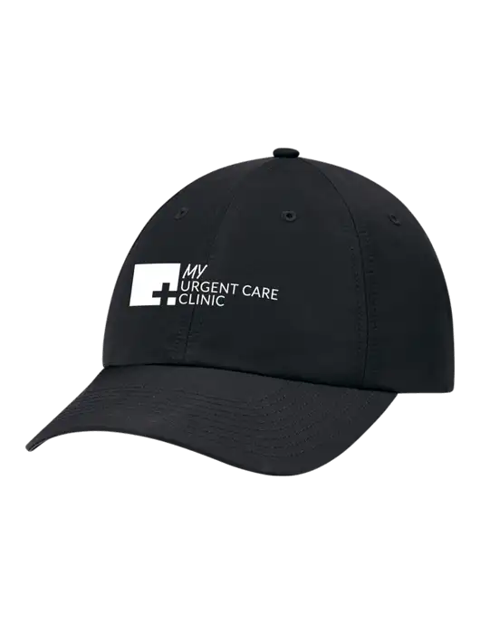 Richardson Relaxed Performance Lite Black Cap w/My Urgent Care Logo