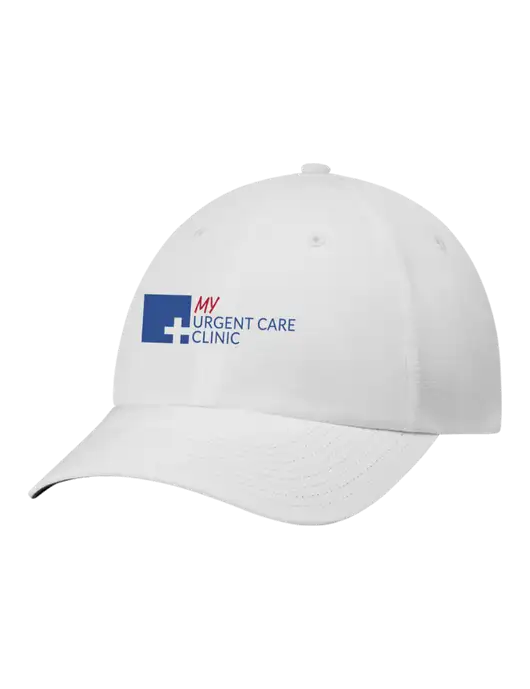 Richardson Relaxed Performance Lite White Cap w/My Urgent Care Logo