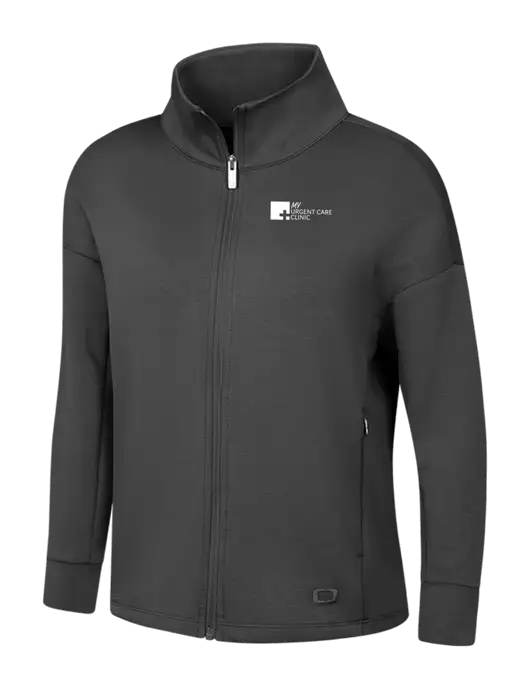 OGIO Womens Dark Grey Transcend Full-Zip w/My Urgent Care Logo