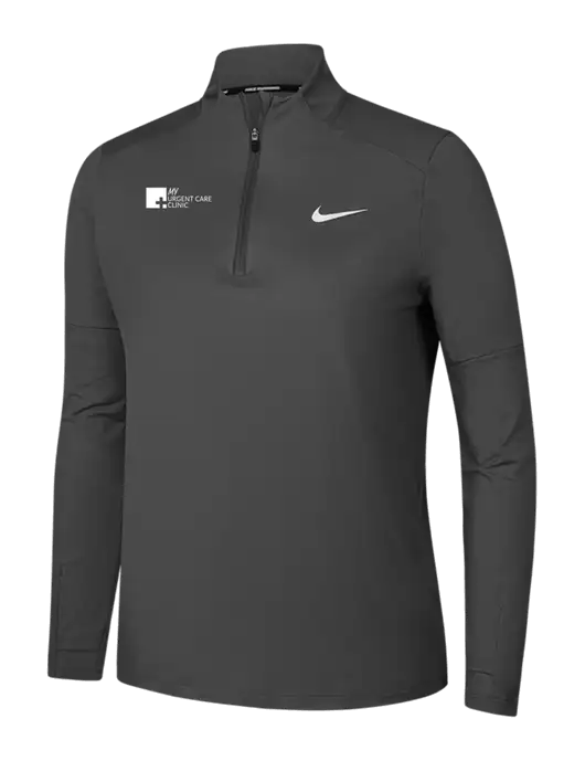 Nike Dark Grey Womens Dri-FIT Element 1/2-Zip Pullover w/My Urgent Care Logo