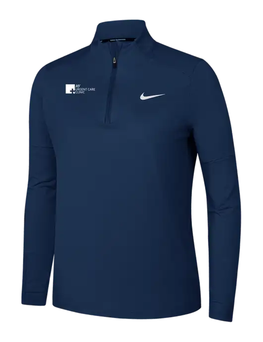 Nike Dark Navy Womens Dri-FIT Element 1/2-Zip Pullover w/My Urgent Care Logo