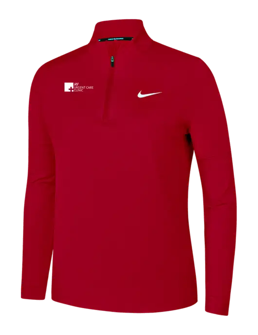 Nike Red Womens Dri-FIT Element 1/2-Zip Pullover w/My Urgent Care Logo