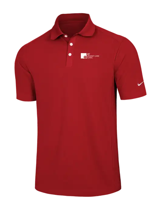 Nike Red Dri-FIT Classic Polo w/My Urgent Care Logo