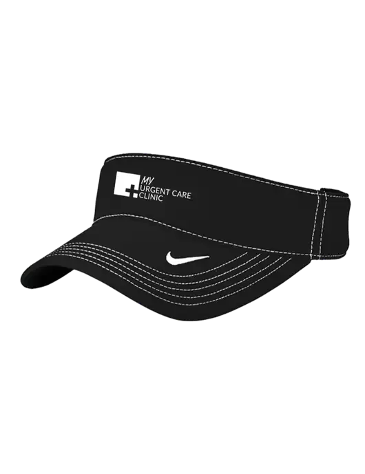 Nike Black Dri-FIT Ace Visor w/My Urgent Care Logo